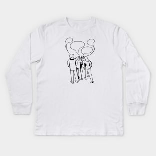 Group of Friends Kids Long Sleeve T-Shirt